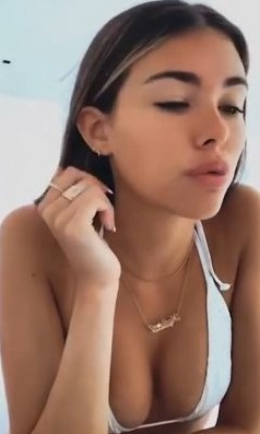 Madison Beer Hot White bikini